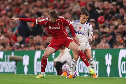 دقيقة بدقيقة (صلاح أساسيا).. ليفربول 0-0 أستون فيلا.. القائم يمنع هدفا (صور)